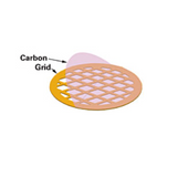 Carbon film coated grids