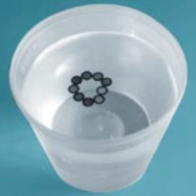 Static-free plastic cups, 30ml