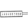 Micro-Tools hardened steel, ruler tip