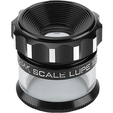 Peak 15X measuring magnifier, metric reticle