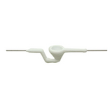 Alumina coated tungsten wire baskets