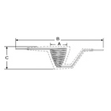 Alumina coated tungsten wire baskets
