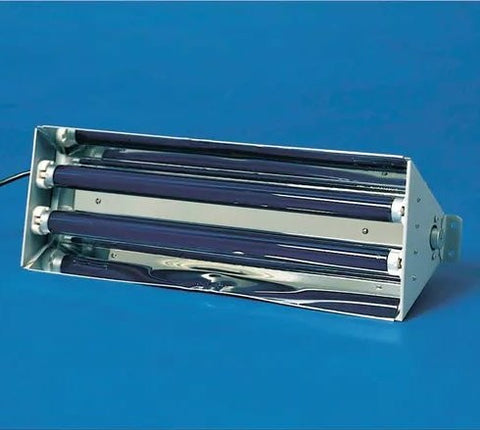 Blak-Ray ultraviolet lamp (2 tube) and accessories