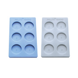 PELCO round cavity silicone moulds