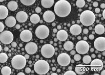 SEM tin on carbon disc resolution standards, wide magnification range