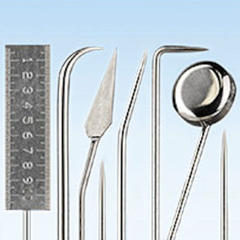 Micro-Tools stainless steel tips prober set and case