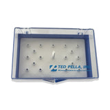 PELCO SEM storage box and holder, pin mount and M4 cylinder