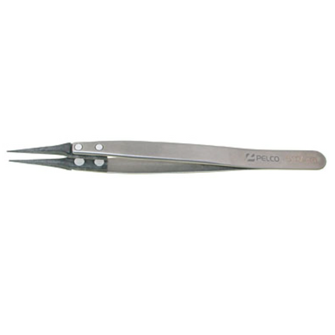 PELCO ESD safe fixed tip tweezers, style 5