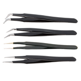 PELCO Pro surface mount device tweezers, epoxy coated ESD safe