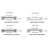 PELCO brass freezer hats