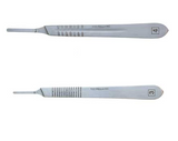 Stainless steel scalpel handles