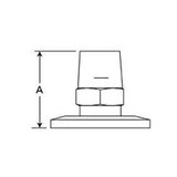NW/KF flange to male NPT adapters, Al