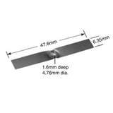 Small tungsten evaporation boats