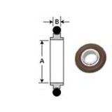 NW/KF centring rings with viton O-ring, SS