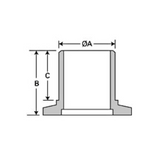 NW/KF hose adapters, SS