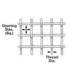 Precision screening mesh sheets, nylon