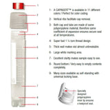 CRYOVIAL T309, external thread and lip seal, PP