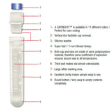 CRYOVIAL T311, internal thread and silicone seal, PP