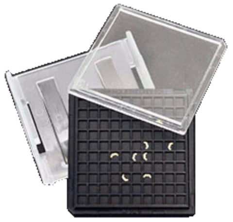 Omniprobe storage box for FIB lift-out grids, anti-static GSB-100