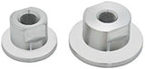 NW/KF flange adapters to female NPT thread, aluminium