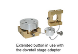 SEM extended button with M4 screw for dovetail stage adapter