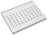 Grid storage box, clear cover, 50 grids