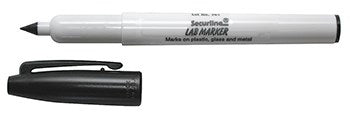 Securline lab marker, fine tip, black