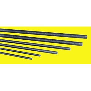 Carbon rods, grade 1 spec-pure, 6.15mm x 305mm
