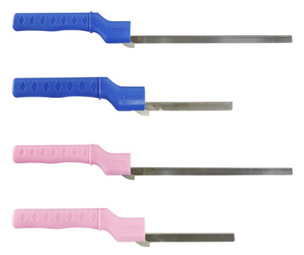 Bevel Safe long trim knife handles