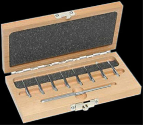 Micro-tool storage box for 8 tips and handle